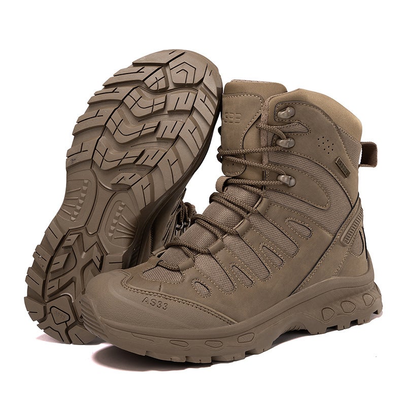2025 Large Size 39--47 Combat Boots Men'S Outdoor Boots High-Top Boots Tactical Boots Hiking Desert Men'S Boots - Image 2