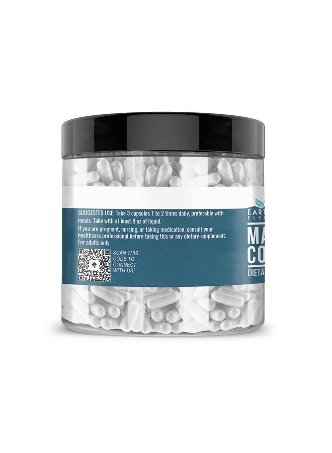 earthborn elements كولاجين بيبتيدات إيرثبورن إليمنتس (200 كبسولة) كولاجين سمك مهدرج، غير معدل وراثيًا، خالي من الروائح، متاح حيويًا (960 ملغ حصة) - Image 3