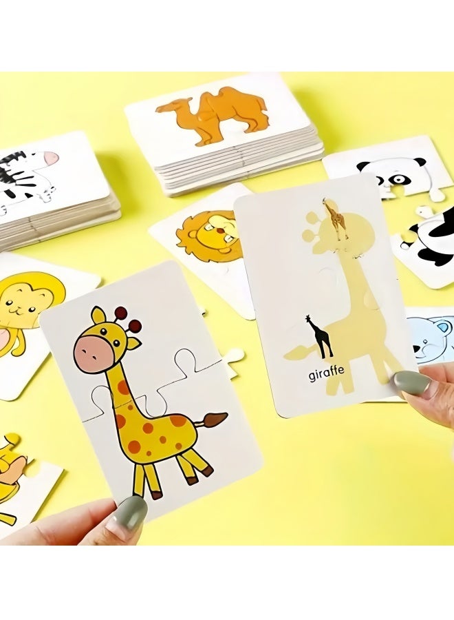 Learn About Animals, Early Childhood Puzzles, The Best Gift for Family Gatherings, Intellectual Development, Parent-Child Time  - Image 2