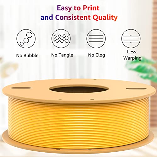 Dikale PLA+ 3D Printer Filament 1.75mm No Tangle, Neatly Wound Filament Net Weight 250g Spool, PLA Pro Plus, Silk Gold - Image 3