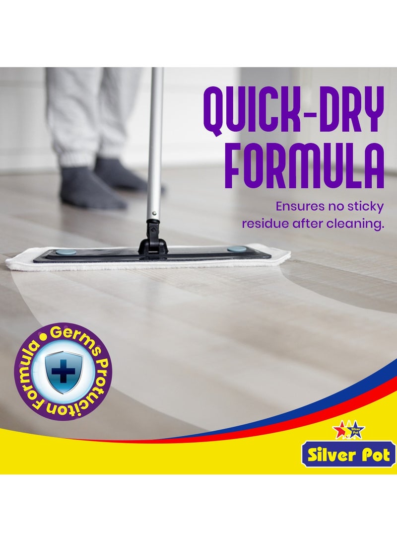 Silver Pot Lavender Floor Cleaner Liquid – 3L Antibacterial Surface Cleaning Solution with Soothing Lavender Scent for Tiles, Marble, Wood, and Laminate Floors - Image 5