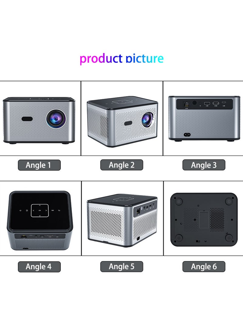 general Smart Projector X3 Pro Portable Projector HD 4K / Screen Mirroring / Electric Focus + 4-Point Keystone Correction / Unique Speaker Cavity / Two-Way Bluetooth Connection / Multiple Compatible lnterfaces - Image 2