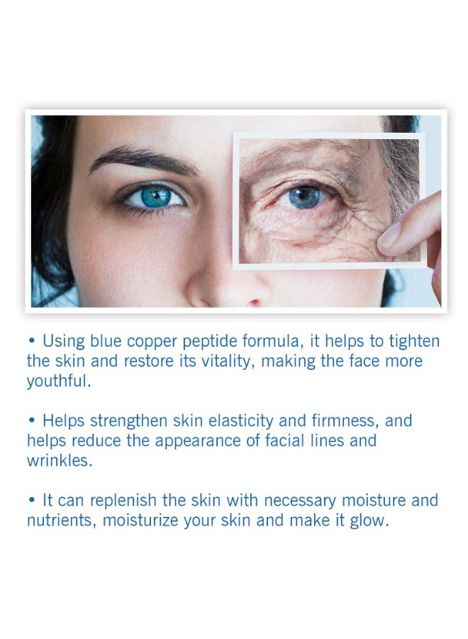 Hoygi 3-PACKS Blue Copper Peptide Anti-Aging Serum- Skin Revitalizing Formula with Brightening Essence for Radiant Face 30ml*3 - Image 2