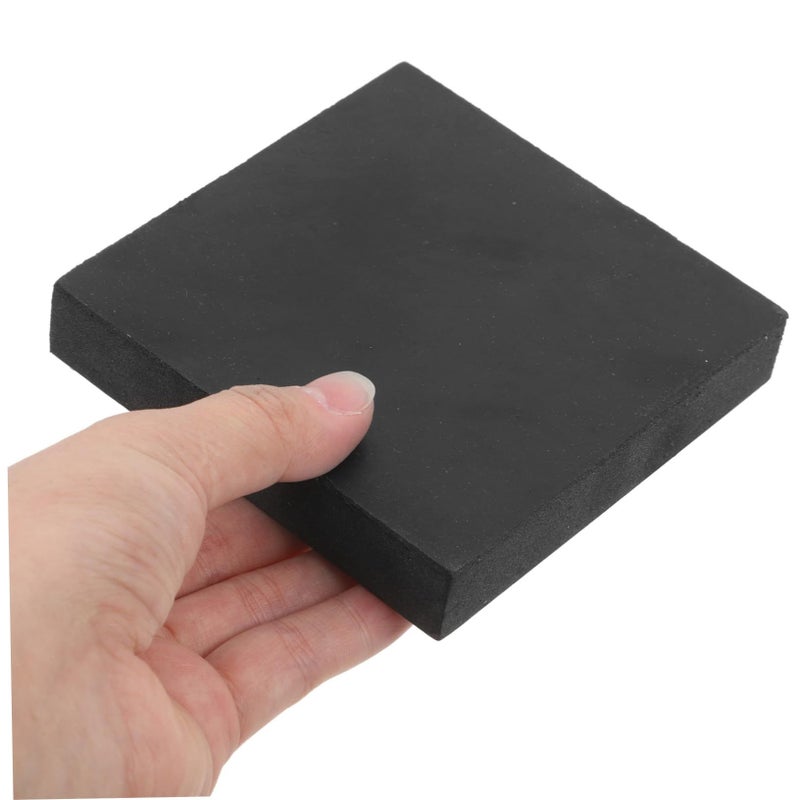 2 Pcs Black Rubber RV Stabilizer Pads Non Slip Square Buffer Blocks for Travel Trailers Campers - Image 4