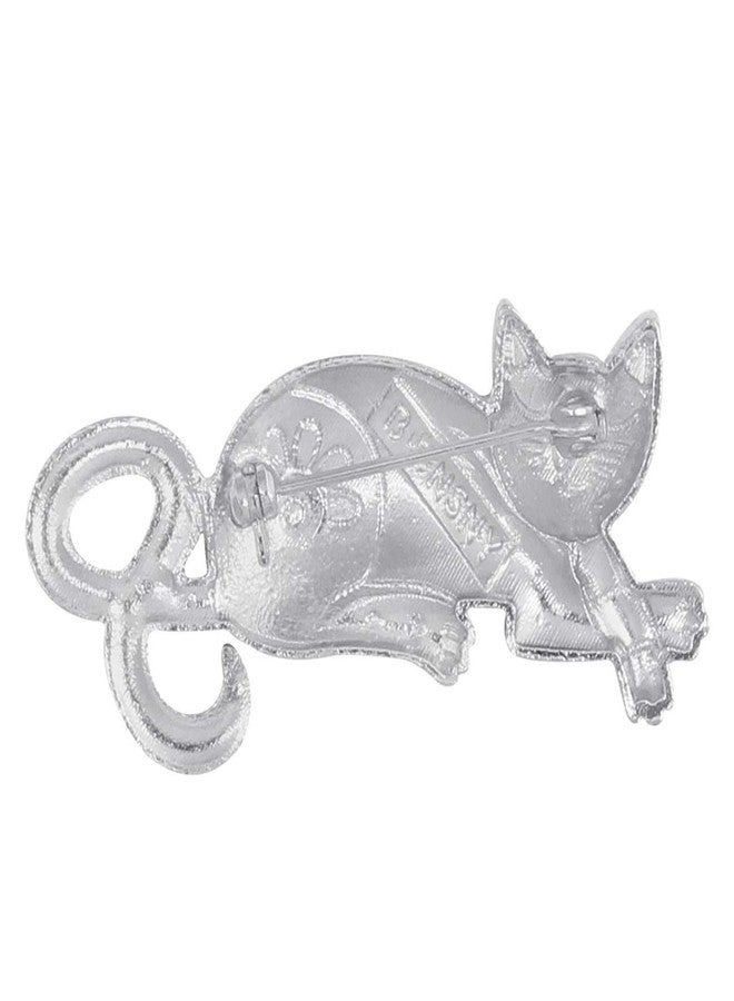 NEWEI Cat Brooch Pins for Women Girls Jacket Bag Charms Cat Pins Jewelry Gifts (Ebony Black) - Image 4