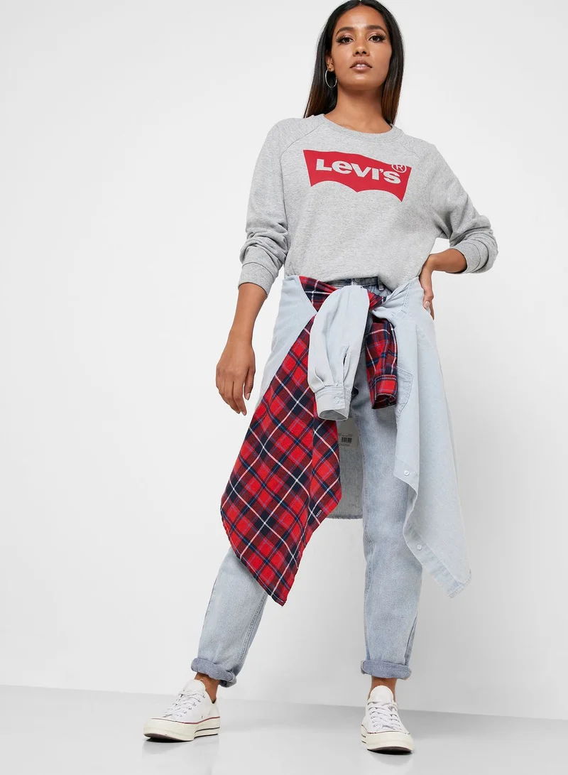 Levi's Crew Neck Logo Sweatshirt