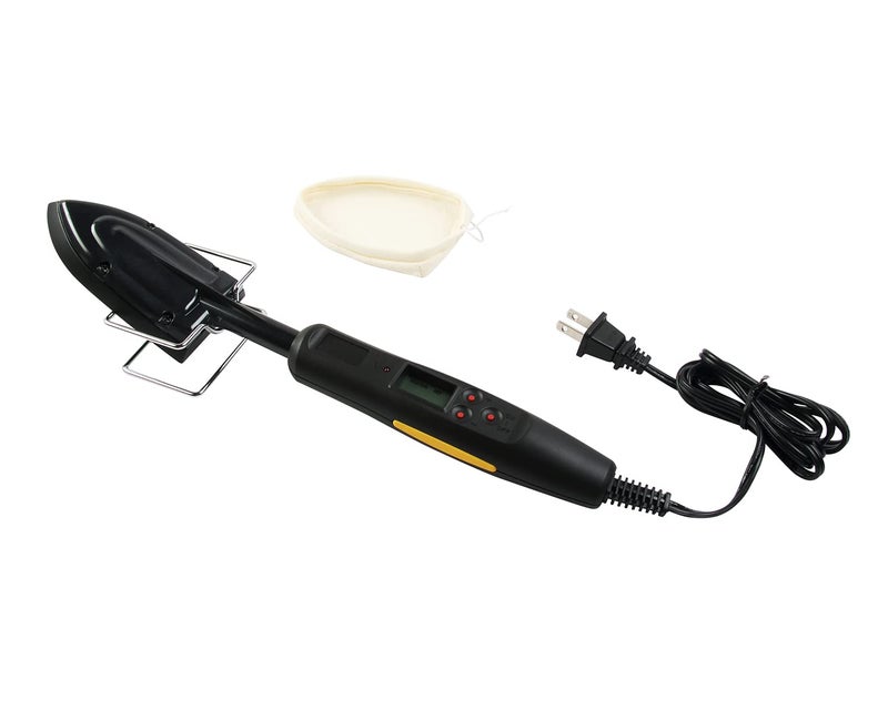 O'SKOOL Edge Banding Iron 100–200°C with Digital Display, Adjustable Heat Sealing Tool for Veneer & Tacking, °C/°F Switchable 110V, VL01 - Image 2