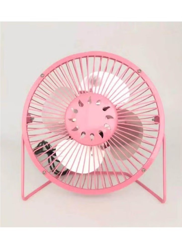 Dreamzon Portable Table Desktop USB Fan, Low Noise Personal Table Mini Metal Fan 6 inch