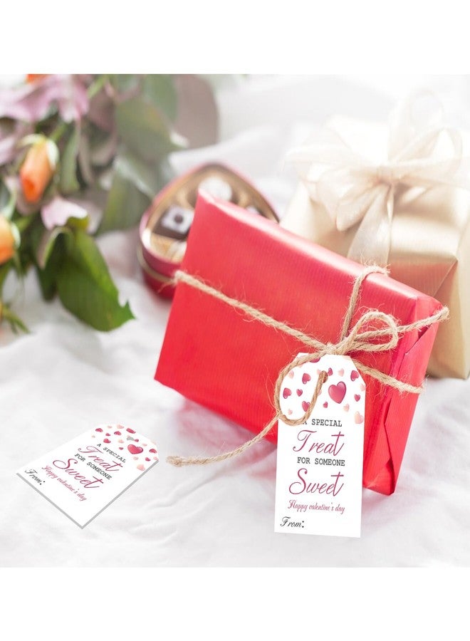 Aukolass Happy Valentine's Day Tags, Valentine's Day Gift Tags with String for Sweet Themed Party or Valentine' Day Thank You Gift Tags Great for Party Favors (Sweet) - Image 4