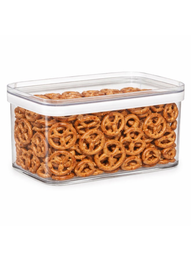 Homesmiths 900 ml Airtight Clear Storage Container – BPA‑Free Food Storage Canister with Leak‑Proof Lid for Pantry, Kitchen, Snacks, Coffee, Sugar, Rice & Meal Prep Organization - Image 1