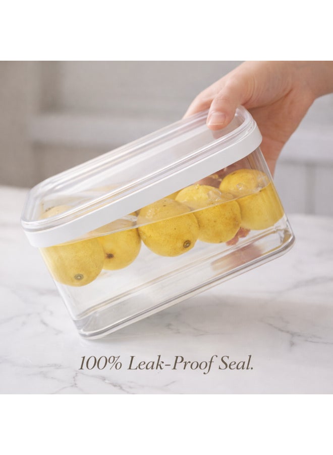 Homesmiths 900 ml Airtight Clear Storage Container – BPA‑Free Food Storage Canister with Leak‑Proof Lid for Pantry, Kitchen, Snacks, Coffee, Sugar, Rice & Meal Prep Organization - Image 4