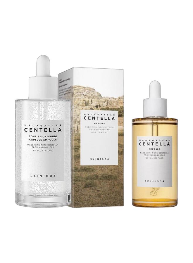 SKIN1004 كبسولة أمبول تون برايتنينغ من ماداغاسكار سنتيلا 100 مل وحزمة أمبول ماداغاسكار سنتيلا 100 مل - Image 1