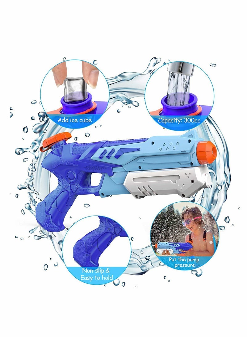 Excefore Water Gun for Kids and Adult 1PCS Water Pistol 300ML Big Water Gun with 9 Meters Range for Party Blaster Swimming Beach Summer Pool Bath Beach Toys Water Outdoor Fighting Gifts for Children - Image 3
