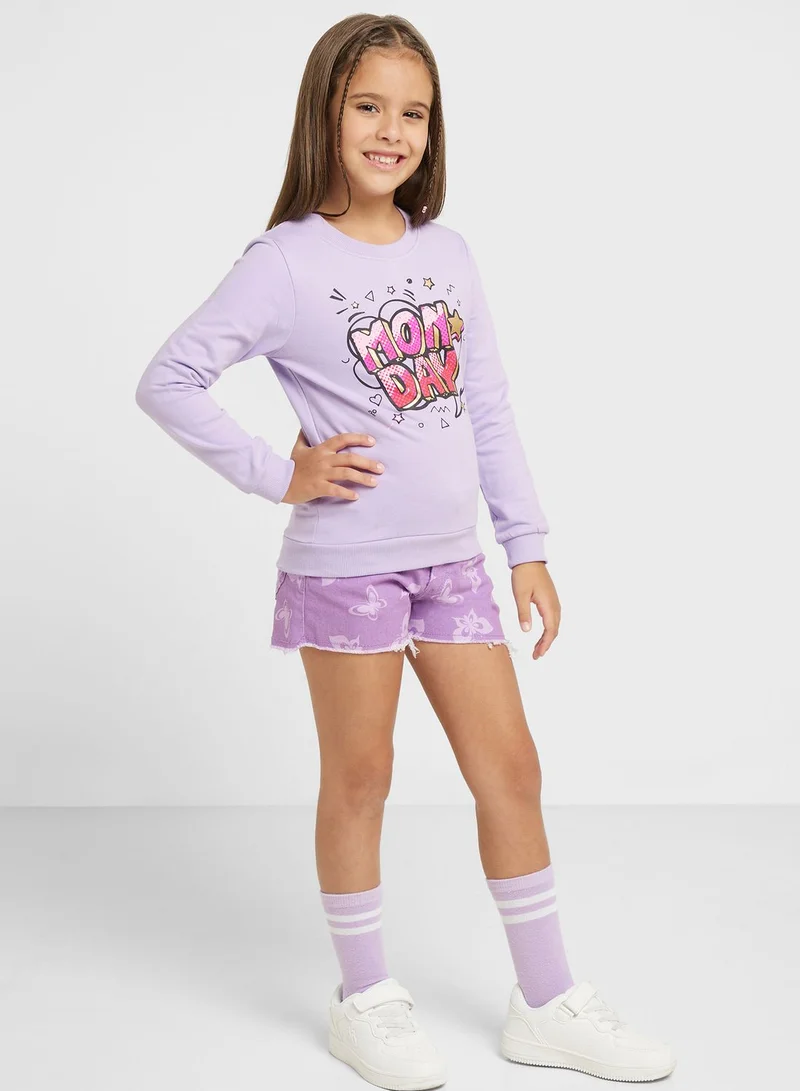 Pinata Girls Casual Printed Sweatshirt