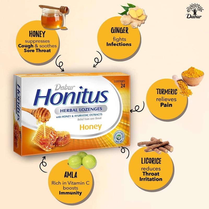 Dabur Honitus Herbal Lozenges 24s - Image 3