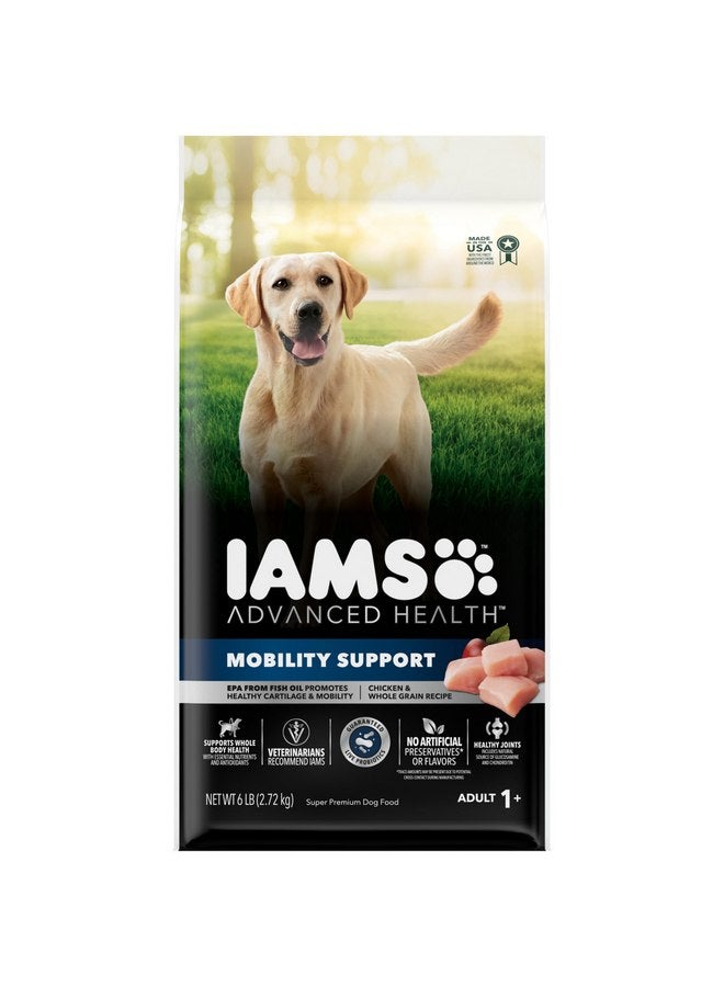 IAMS Advanced Health Mobility Support Chicken and Whole Grain Recipe Adult Dry Dog Food, 6 lb. Bag - Image 1