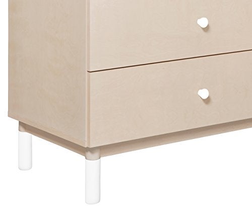 Babyletto Gelato Crib and Dresser Feet Pack in White - Image 1