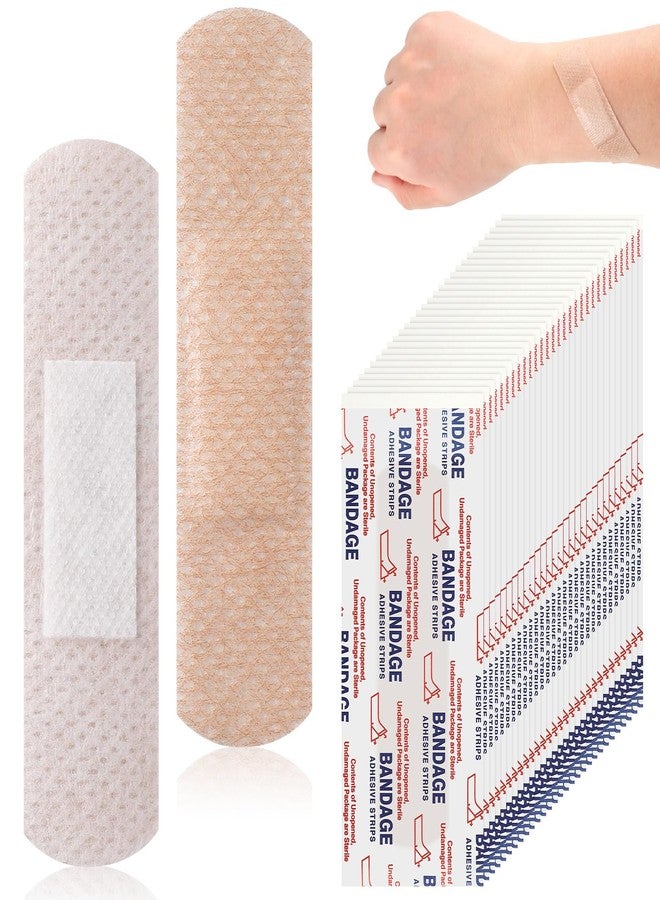 Funtery 100 Pcs Silicone Adhesive Bandages Bulk Sensitive Skin Painless Removal Bandages for Sensitive Fragile Skin Elderly Painless Removal Delicate - Image 1