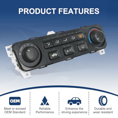 DICMIC وحدة التحكم في مناخ ديميك A/C متوافقة مع هوندا أكورد 2001-2002 استبدال# 79600-S84-A21ZA - Image 3