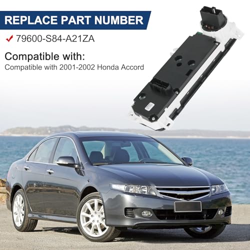 DICMIC وحدة التحكم في مناخ ديميك A/C متوافقة مع هوندا أكورد 2001-2002 استبدال# 79600-S84-A21ZA - Image 2