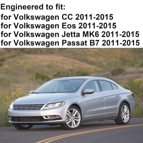 LEPEVNEY LEPEVEY 1-Pack Passenger Side (Right) Heated Mirror Glass for 2011-2015 Volkswagen CC, Eos, Passat – Convex Replacement with Backing Plate - Image 5