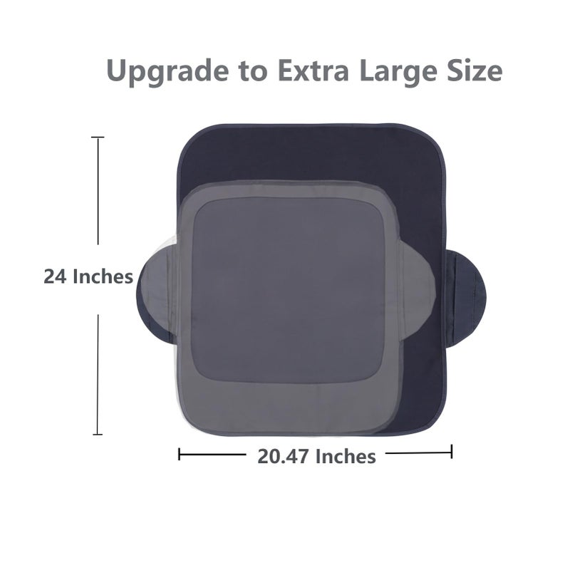 WOMUMON Extra Large Booster Chair Cover, Dining Chair Seat Protector Cover for Booster Seat, Non-Slip Backing, Waterproof, Oil-Proof and Stain-Proof, Easy to Wipe Clean - Image 4