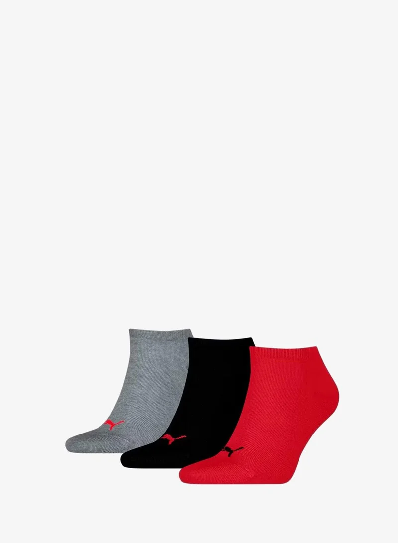 PUMA 3 Pack Plain Sneaker Socks