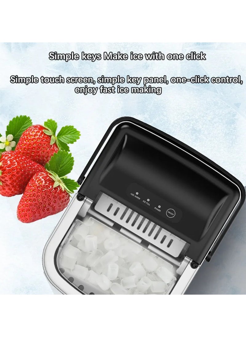 Generic Ice Maker Machine – Portable Countertop Ice Maker Soft Pebble Ice Cubes for Home, Office, Parties & Beverages Quiet & Fast Ice Production  - Image 2