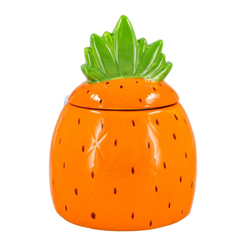 Silver Buffalo SpongeBob SquarePants Small Sculpted Ceramic Snack Jar Featuring Pineapple House and SpongeBob SquarePants, 5.2â€ x 5.2â€ x 6.6â€ - Image 2