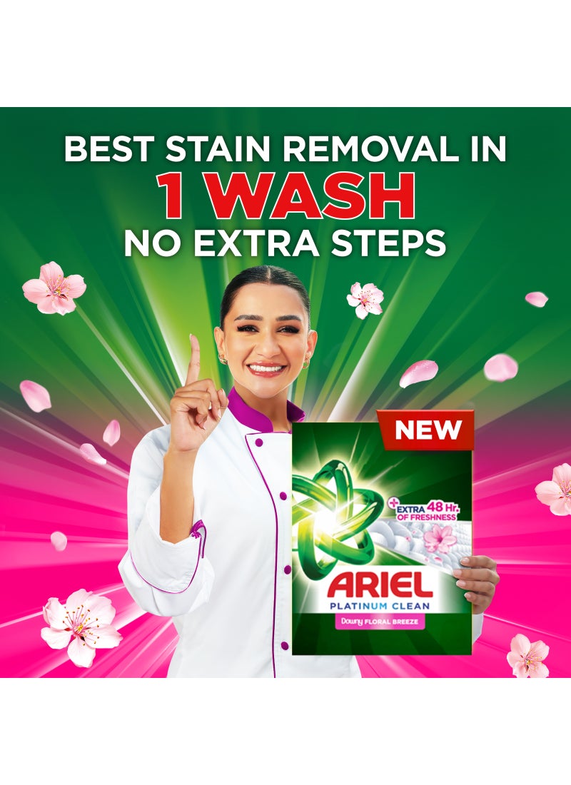 Ariel Fast Dissolving Laundry Detergent Powder With Floral Breeze Dual Pack 2 x 2.5kg - Image 2