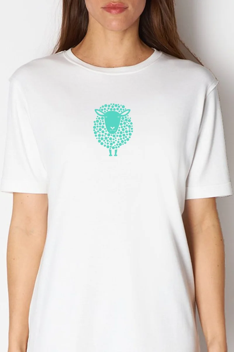 روك اند رول Graphic Print T-Shirt Dress