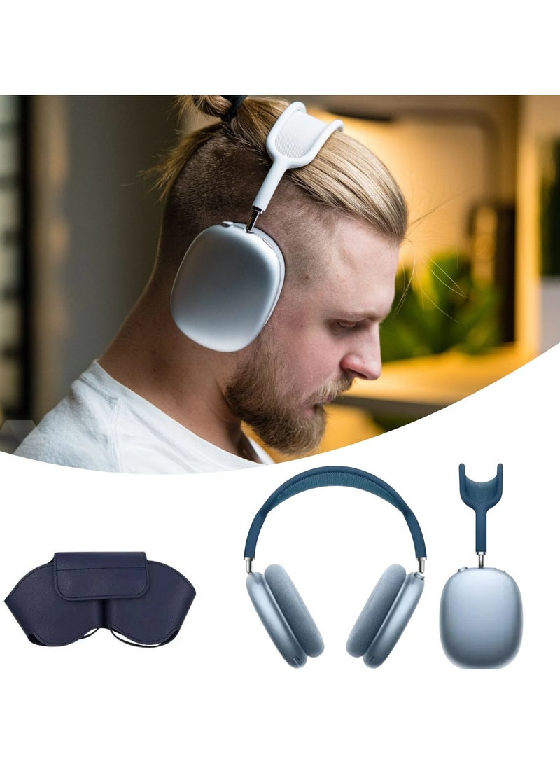 P9 Air Max P9 Bluetooth Over-Ear Headphones Blue - Image 5