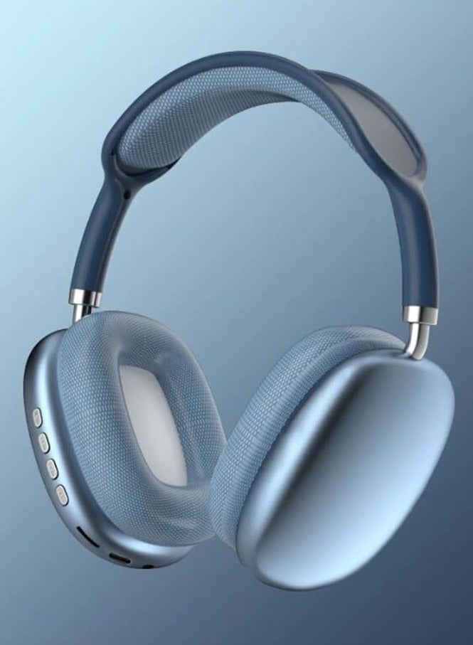 P9 Air Max P9 Bluetooth Over-Ear Headphones Blue - Image 1