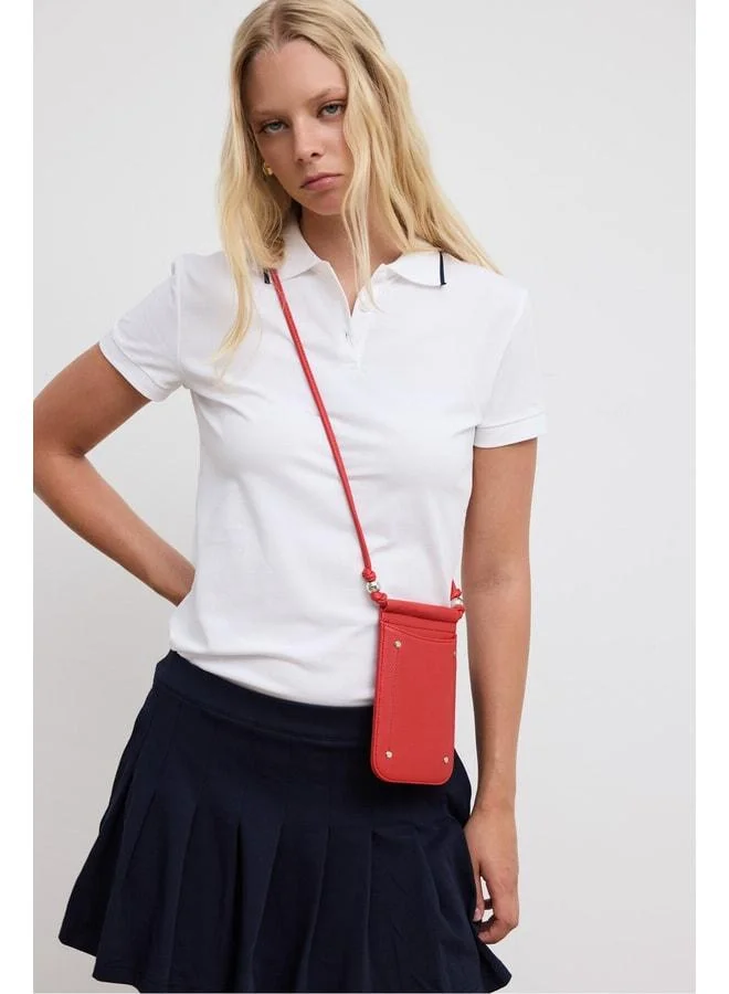 Kaia Red Phone Bag.