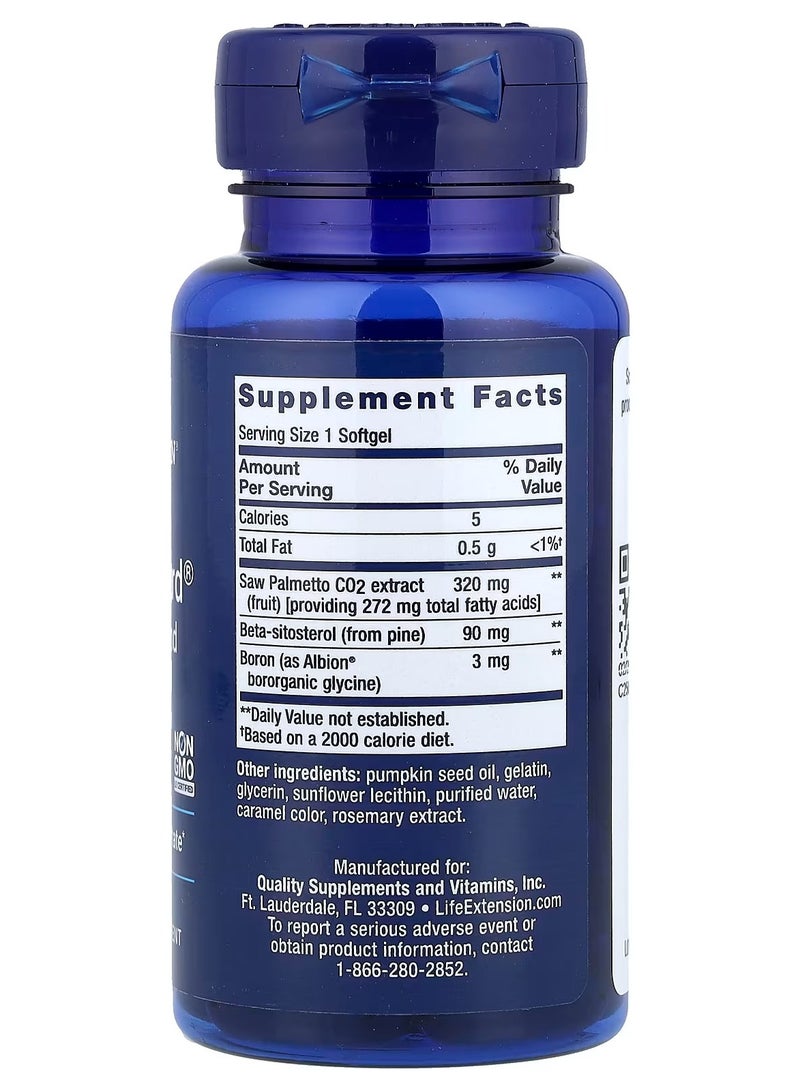 Life Extension, PalmettoGuard®, Saw Palmetto and Beta-Sitosterol, 30 Softgels - Image 2