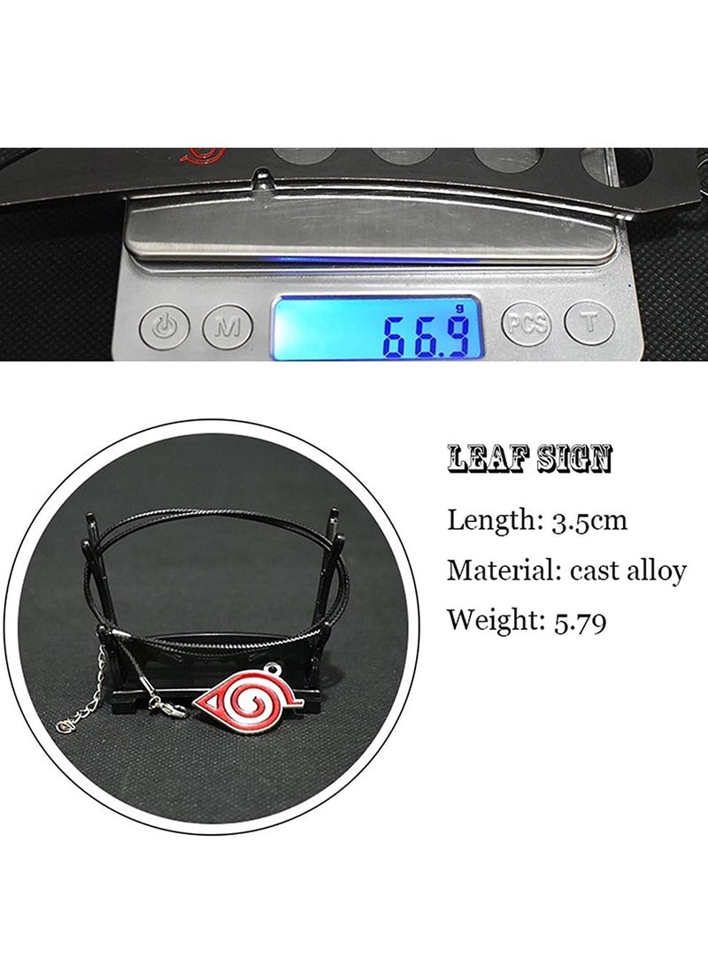 SOLARAE 7-Piece Naruto Ninja Shuriken Cosplay Kit - Persimmon Metal Knai Props & Accessories for Costume, Includes Necklace and Toy for Anime Fans - Image 4