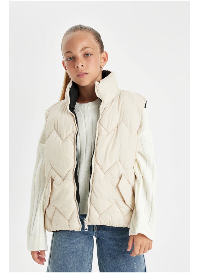 DeFacto Girl Oversize Fit Big Neck Sleeveless Vest  - Image 3