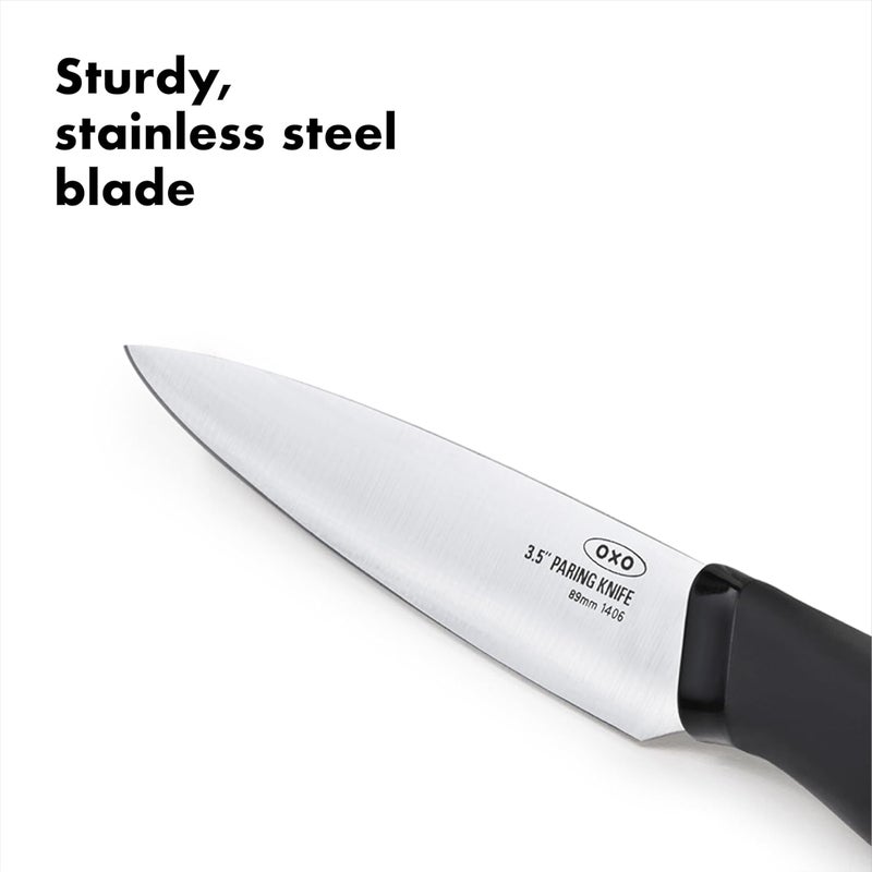 OXO Good Grips 35 Inch Paring Knife BlackSilver 312Inch - Image 3