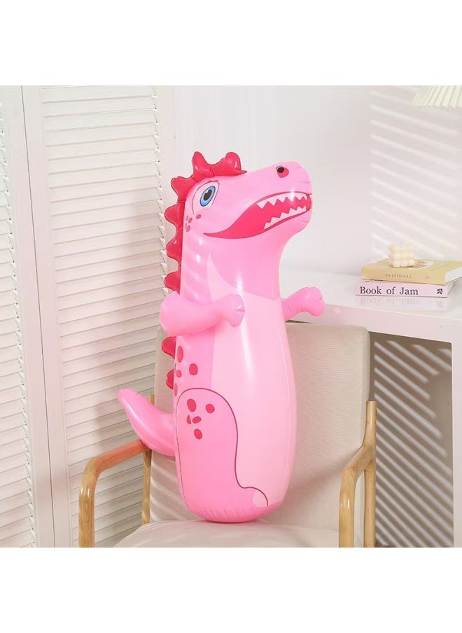 Inflatable 75CM Penguin 95 Dinosaur Tumbler Toy Baby Children's Boxing Exercise Decompression Educational Toy-Color:95cm Dinosaur Tumbler -Specifications:Comes With A Pump  - Image 1