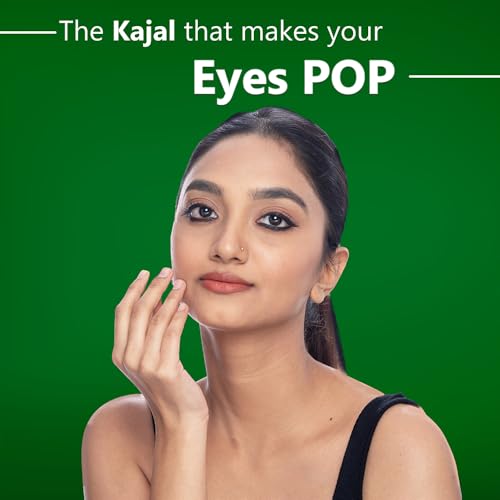 Eyetex Kajal Supreme Herbally Enhanced, 1.5g, Pack of 6, Whole Sale Pack, Deep Black Matte Finish, Smudge-Proof, Water-Resistant, Vegan, Extracts of Aloe & Carnauba, 6-hr stay, Built-In Sharpener. - Image 3
