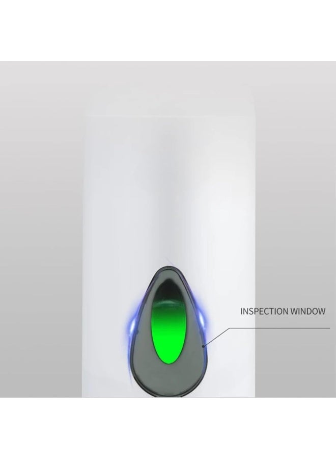 AKC 1LTR Manual Hand Soap Dispenser - Wall Mounted Plastic Double Soap Dispenser for Bathroom & Commercial Use, Disinfection Liquid Spray Machine (White, 1 Liter) - Image 4