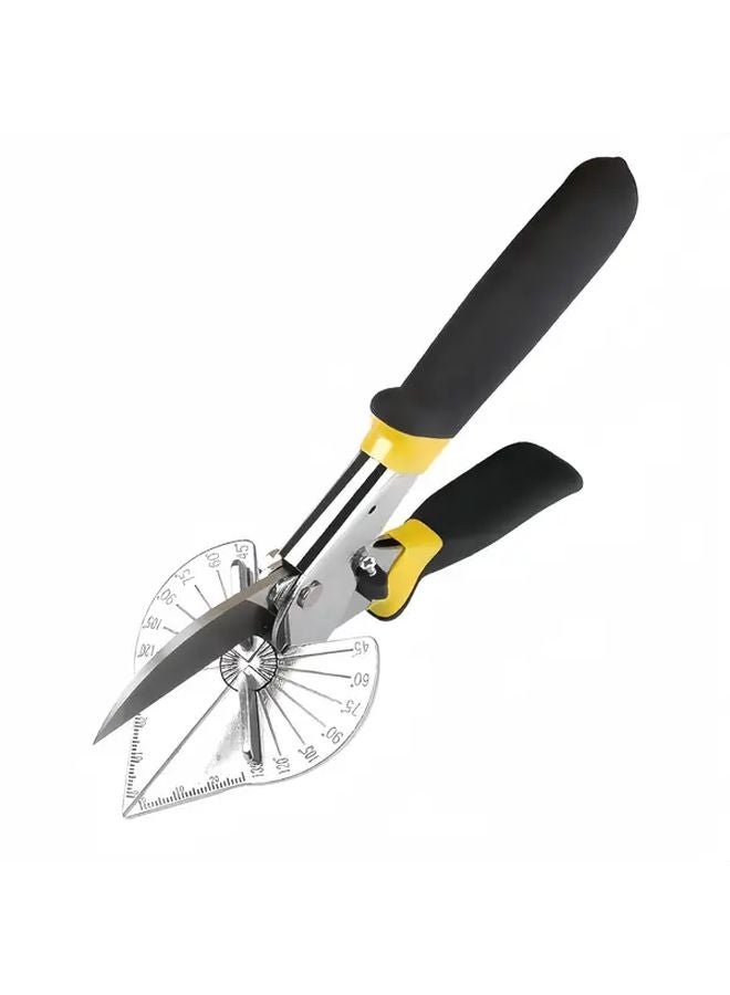 Yellow Black Multi Angle Shear Tool 45 135 Degree Adjustable For PVC Plastic MDF Cutting - Image 1