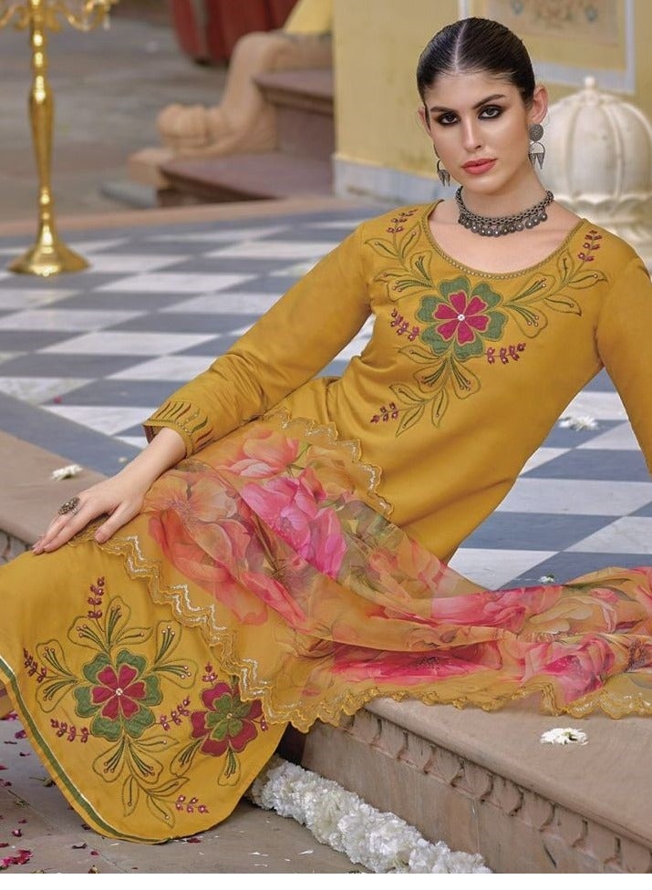 Fully stiched Kurti with pant and Dupatta  - Image 2