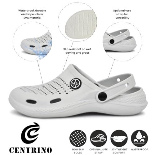 Centrino Men's 7302 Lt.Grey Clogs_6 UK(7302-3) - Image 4