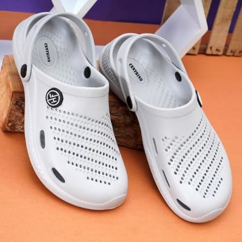 Centrino Men's 7302 Lt.Grey Clogs_6 UK(7302-3) - Image 3