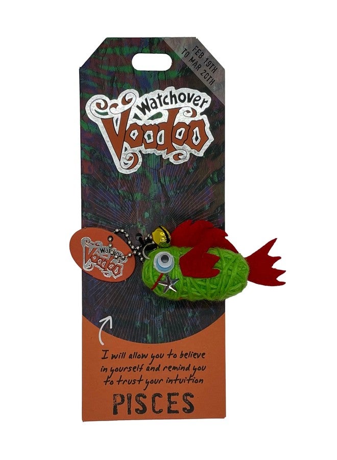 Watchover Voodoo 3-Inch Pisces Keychain - Handcrafted Gift to Bring Good Luck and Positivity Everywhere You Go - Image 1