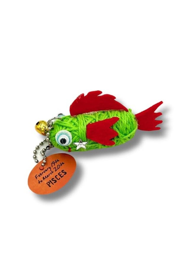 Watchover Voodoo 3-Inch Pisces Keychain - Handcrafted Gift to Bring Good Luck and Positivity Everywhere You Go - Image 2