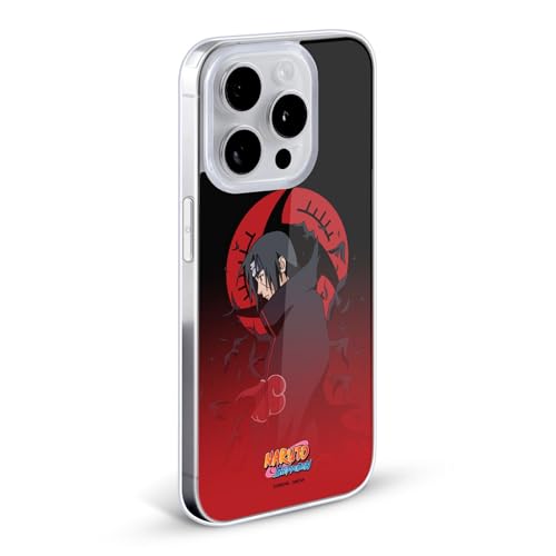 Head Case Designs Officially Licensed Naruto Shippuden Itachi Uchiha Character Art Gel Case [Military Grade Protection] Compatible with Apple iPhone 17 Pro - Image 2