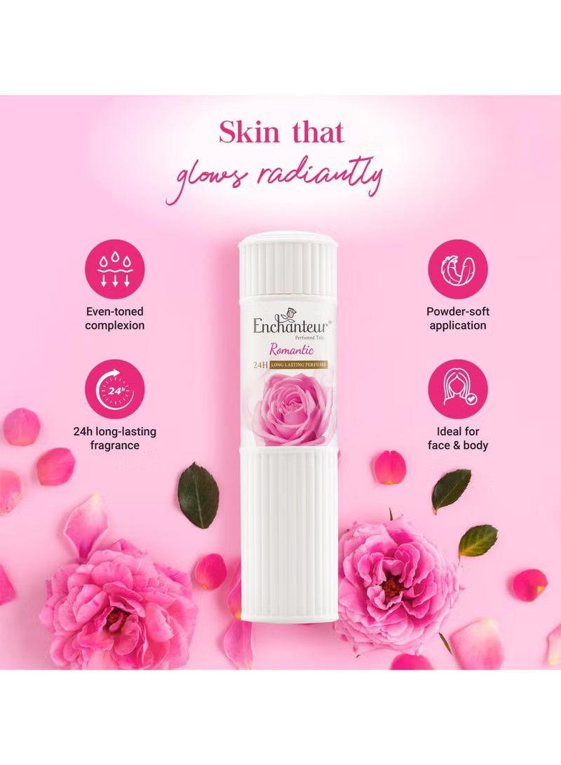 Enchanteur Romantic Perfumed Talc 250 Gm (Packaging may vary) - Image 3