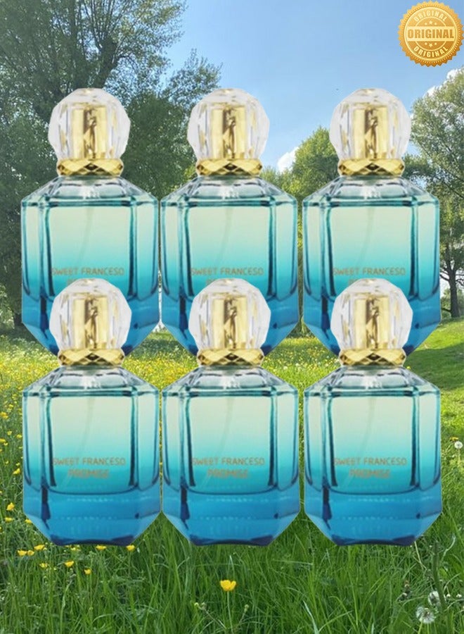 PROMISE 6 Pieces Sweet Franceso Promise Perfume Blue 75ml EDP - Image 1